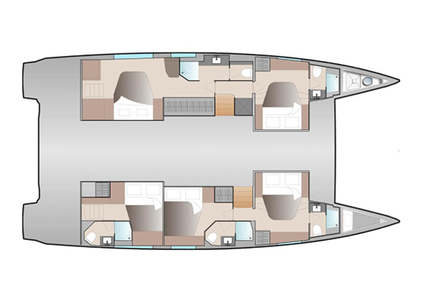 Fountaine Pajot Aura 51 - 5 + 1 cab. Celestia